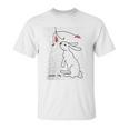 Rabbit And Winter Berries Unisex T-Shirt