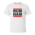 Rum Ham Funny Logo Parody Unisex T-Shirt