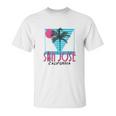 San Jose California Retro Ca Cool Unisex T-Shirt