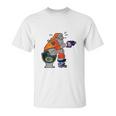 Santa Claus Chicago Bears Toilet Green Bay Packers Sweater Unisex T-Shirt