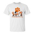 Snoopy And Friends Clemson Tigers Its The Most Wonderful Time Of The Year Shirt Mf Unisex T-Shirt