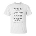 Spelling The Word Phoebe Unisex T-Shirt