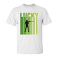 St Patricks Day Lucky Shooting Funny Sport Lovers Gift Unisex T-Shirt