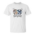 Star Wars R2-D2 Bb-8 Droid Heart Valentines Day Unisex T-Shirt