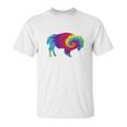 Vintage Tie Dye Bison American Buffalo Unisex T-Shirt