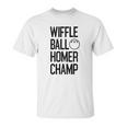 Wiffle Ball Homer Champ Unisex T-Shirt