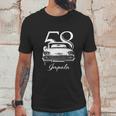 1958 Impala Grill View With Year And Model Unisex T-Shirt Gifts for Him