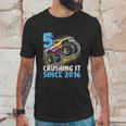 5 Crushing It Since 2016 Monster Truck 5Th Birthday Gift Boy Unisex T-Shirt Gifts for Him