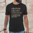 Ateesdas Pawpaw Know Everything Vintage Pawpaw Unisex T-Shirt Gifts for Him