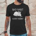 Bad Habit Bunny Rabbit Cocaine Unisex T-Shirt Gifts for Him