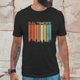 Baltimore Maryland Vintage Retro City Urban Skyline Seaport Unisex T-Shirt Gifts for Him