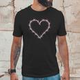 Barbed Wire Heart Grunge Punk Pastel Goth Aesthetic Egirl Unisex T-Shirt Gifts for Him