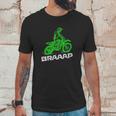 Brap Braap 2Stroke Send It Motocross Dirt Bike Green Et3 Unisex T-Shirt Gifts for Him