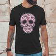 Breast Cancer Sugar Skull Day Of The Dead Dia De Los Muertos Unisex T-Shirt Gifts for Him