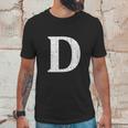 Capital Letter D Shirt Monogram Initial Unisex T-Shirt Gifts for Him