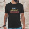 I Only Care About Gambling Slot Machine Casino Jackpot Lover Funny Unisex T-Shirt Gifts for Him