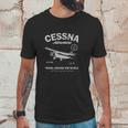 Cessna Airplane Pilot Unisex T-Shirt Gifts for Him