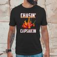 Chasin Capsaicin Funny Spicy Food Pepper Hot Sauce Unisex T-Shirt Gifts for Him