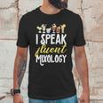 Cocktail Mixologist Bartender I Speak Fluent Mixology Unisex T-Shirt Gifts for Him