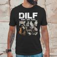 Dilf Damn I Love Felines Cat Lover Unisex T-Shirt Gifts for Him