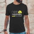 Dink Responsibly Funny Pickleball Unisex T-Shirt Gifts for Him