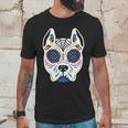 Dog Sugar Skull Dia De Los Muertos Pit Bull Day Of The Dead Unisex T-Shirt Gifts for Him