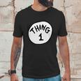 Dr Seuss Thing 1 Emblem Red Unisex T-Shirt Gifts for Him