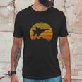 Eagle Jet Fighter Sunrise Vintage Retro Pilot Unisex T-Shirt Gifts for Him