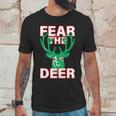 Fear The Deer Basketball Playoffs Graphic Design Printed Casual Daily Basic Unisex T-Shirt Gifts for Him