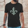 Fleur De Lis Using Lyrics To When The Saints Go Marching Unisex T-Shirt Gifts for Him