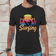 Funny Retro Surfing Logo Unisex T-Shirt Gifts for Him