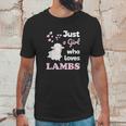 Girls Lamb Gift For Lamb Lover Just A Girl Who Loves Lambs Unisex T-Shirt Gifts for Him