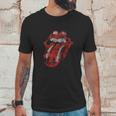 Girls Rolling Stones Distressed Tongue Unisex T-Shirt Gifts for Him