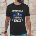 Good Girls Bad Girls Pool Player Billiards Unisex T-Shirt Gifts for Him