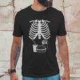 Halloween Rib Cage Skeleton Junk Food Belly Xray Unisex T-Shirt Gifts for Him