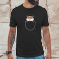 Hamster In Faux Pocket Unisex T-Shirt Gifts for Him