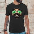 High Off Weed Smiling Pug Unisex T-Shirt Gifts for Him