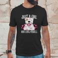 Just A Girl Who Loves Pit Bulls Dog Lover Unisex T-Shirt Gifts for Him