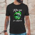 Kiss Me Im Highrish Cannabis Lips Weed Love Lips Cannabis Graphic Design Printed Casual Daily Basic Unisex T-Shirt Gifts for Him