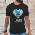 I Lava You Valentines Day Anniversary Birthday Unisex T-Shirt Gifts for Him