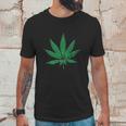 Leaf Faded And Distressed Pot Leaf Unisex T-Shirt Gifts for Him