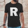 Letter R Alphabet Capital Initial Spell Word Unisex T-Shirt Gifts for Him