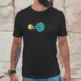 Love Earth And Moon Happy Stars Planets Space Orbit Unisex T-Shirt Gifts for Him