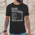 Mens Elvis Nutrition Personalized Name Funny Name Facts Unisex T-Shirt Gifts for Him