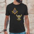 Mens Mason Scottish Rite Split Masonic Wings Up Unisex T-Shirt Gifts for Him