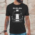 Mustang Shelby Gt500 Super Snake 2013 2014 White Stipe Unisex T-Shirt Gifts for Him