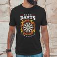 Nine Darts Are Enough Dartboard In Flames Unisex T-Shirt Gifts for Him