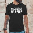 No Justice No Peace Black Lives Matter Unisex T-Shirt Gifts for Him