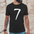 Number 7 Lucky Number Seven Unisex T-Shirt Gifts for Him