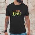 One Love Rasta Reggae Roots Peace Love Unisex T-Shirt Gifts for Him